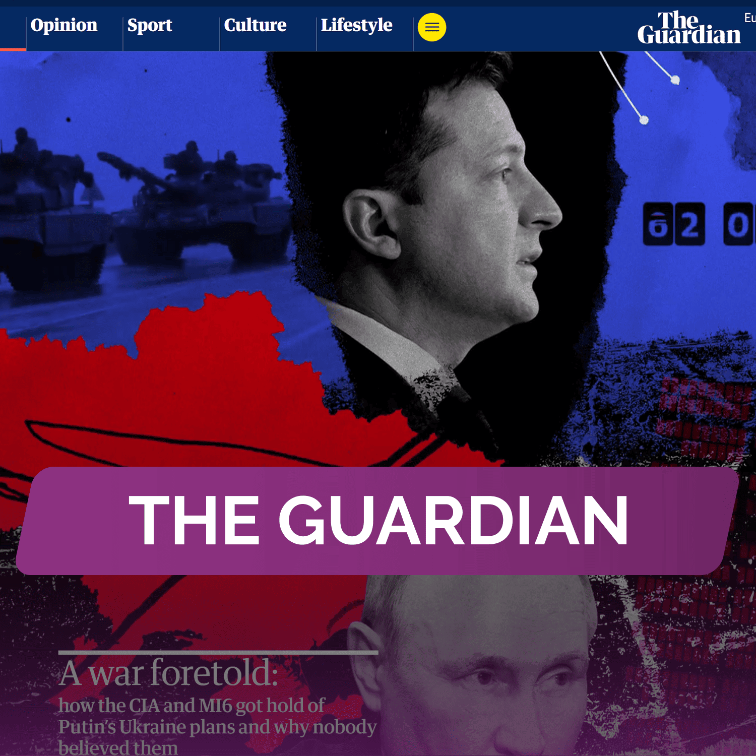 The Guardian: Предсказанная война: как ЦРУ и МИ-6 получили информацию о планах Путина