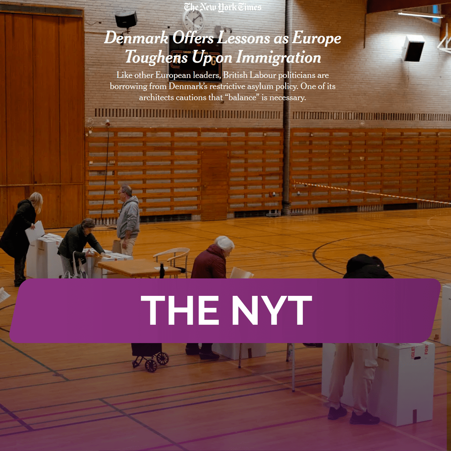 The NYT: Дания делится опытом, пока Европа ужесточает иммиграционную политику