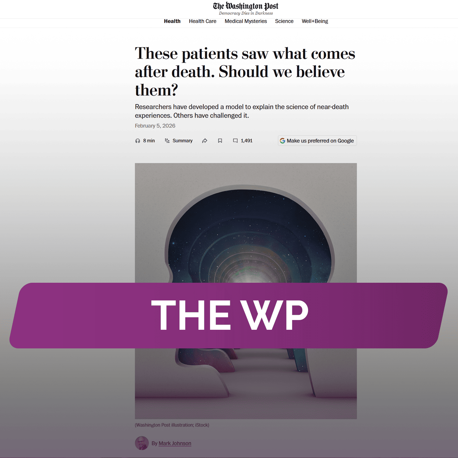 The WP: Эти пациенты видели, что происходит после смерти