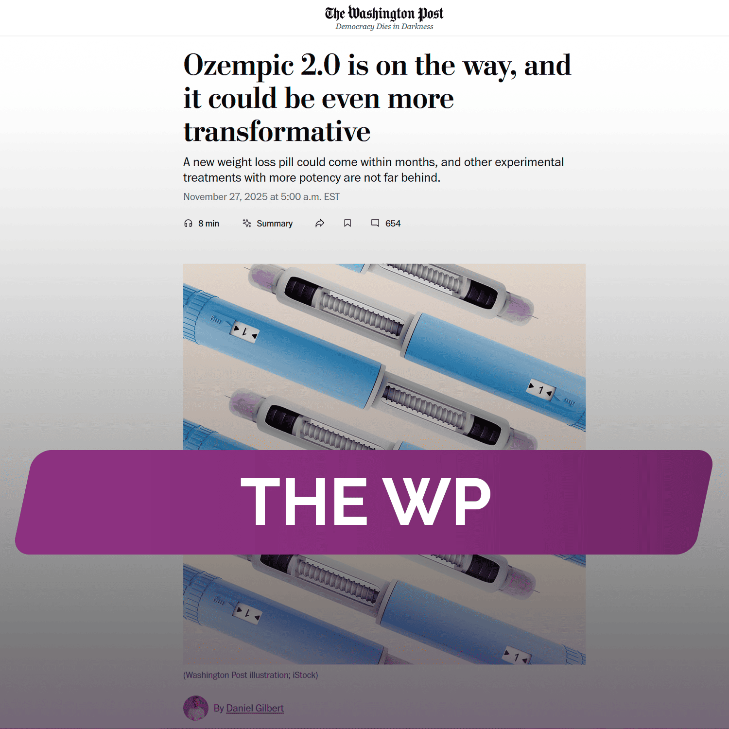 The WP: Ozempic 2.0 уже в пути, и он может стать еще более революционным
